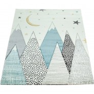 Preisvergleich für Heimtextilien: Teppich COS 707 lila-kombi Gr. 130 x 130