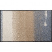 Preisvergleich für Heimtextilien: "Teppich ""Design Medley beige"" 75x120 cm" blau/beige Gr. 75 x 120