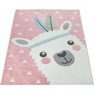 Preisvergleich für Heimtextilien: Teppich ELA 214 pink Gr. 80 x 150