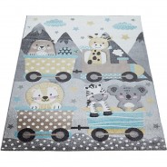 Preisvergleich für Heimtextilien: Teppich ELA 216 lila-kombi Gr. 130 x 130