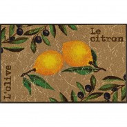 Preisvergleich für Heimtextilien: "Teppich ""Le Citron"" 75x120 cm" beige Gr. 75 x 120