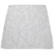 Preisvergleich für Heimtextilien: Teppich PLA 960 weiß Gr. 45 x 45
