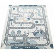 Preisvergleich für Heimtextilien: Teppich TWE 460 lila-kombi Gr. 200 x 280