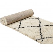 Preisvergleich für Heimtextilien: Hochflorteppich Studio One creme beige 35 mm pflegeleicht Gr. 80 x 300