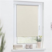 Preisvergleich für Heimtextilien: Thermo-Rollo Klemmfix, ohne Bohren, Verdunkelung Rollos creme Gr. 100 x 150