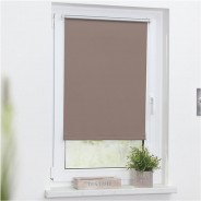 Preisvergleich für Heimtextilien: Thermo-Rollo Klemmfix, ohne Bohren, Verdunkelung Rollos taupe Gr. 90 x 150