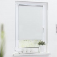 Preisvergleich für Heimtextilien: Thermo-Rollo Klemmfix, ohne Bohren, Verdunkelung Rollos weiß Gr. 90 x 220