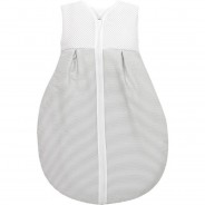 Preisvergleich für Schlafsäcke: Thermoschlafsack Streifen/Dot grau von Alvi, 70 cm