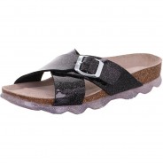 Preisvergleich für Schuhe: Tieffußbett Pantolette JELLIES in WMS Weite M4 schwarz Gr. 40 Mädchen Kinder