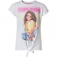 Preisvergleich für Oberteile: TOPModel T-Shirt  weiß Gr. 128/134 Mädchen Kinder