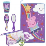 Preisvergleich für Kleinkindspielzeug: TRAVEL SET TOILETBAG PEPPA PIG bunt