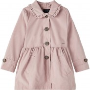 Preisvergleich für Jacken & Outdoorkleidung: Trenchcoat NMFMAGDA  altrosa Gr. 104 Mädchen Kleinkinder
