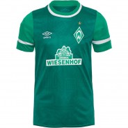 Preisvergleich für Sportbekleidung: Trikot Werder Bremen 21-22 Heim Trikots Teenunisex grün Gr. 152