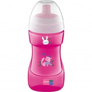 Preisvergleich für Essen & Trinken: Trinkflasche Sports Cup - Frettchen, 330 ml rosa
