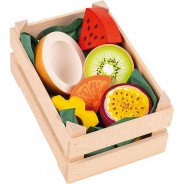 Preisvergleich für Rollenspiel: Erzi Früchteminiaturen "Tropische Früchte", 6 Stück, mehrfarbig