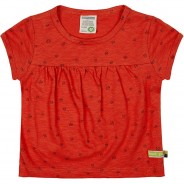 Preisvergleich für Oberteile: Tunika Slub Jersey mit Druck T-Shirts rot Gr. 110/116