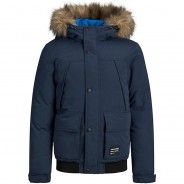Preisvergleich für Jacken & Outdoorkleidung: Übergangsjacke JJSUPER  dunkelblau Gr. 140 Jungen Kinder