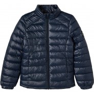 Preisvergleich für Jacken & Outdoorkleidung: Übergangsjacke NKFMENE  dunkelblau Gr. 116 Mädchen Kinder