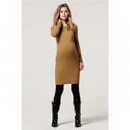 Preisvergleich für Mode für Mamas: Umstandskleid Dress ls Silje braun Gr. 44 Damen Kinder