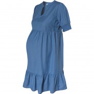 Preisvergleich für Mode für Mamas: Umstandskleid MLCHIA blue denim Gr. 42 Damen Kinder