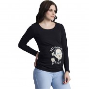 Preisvergleich für Mode für Mamas: Umstandslangarmshirt Best Mom Ever mit Motiv Umstandslangarmshirts schwarz Gr. 40 Damen Erwachsene