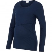 Preisvergleich für Mode für Mamas: Umstandslangarmshirt MLCARMA dunkelblau Gr. 42 Damen Kinder