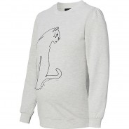 Preisvergleich für Mode für Mamas: Umstandspullover, Katzen grau Gr. 36 Damen Kinder