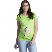 Preisvergleich für Mode für Mamas: Umstandsshirt Best Mom Ever mit Motiv Umstandsshirts hellgrün Gr. 40 Damen Erwachsene