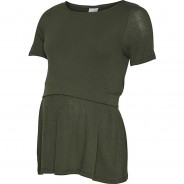 Preisvergleich für Mode für Mamas: Umstandsshirt MLNEWANABEL grün Gr. 36 Damen Erwachsene