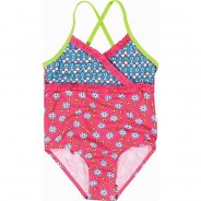 Preisvergleich für Bademode: UV-Schutz Badeanzug Blumen Badeanzüge  pink Gr. 74/80 Mädchen Baby