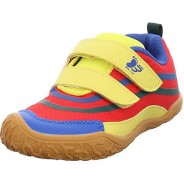 Preisvergleich für Schuhe: Mädchen Schnürhalbschuhe Vivid Barfußschuh Kinderschuhe Synthetikkombination uni Halbschuhe rot Gr. 30 Mädchen Kinder