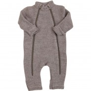 Preisvergleich für Jacken & Outdoorkleidung: Wagenazug Wollfleece Merinowolle Outdoor-Overalls Mädchen natur Gr. 80  Kleinkinder