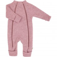 Preisvergleich für Jacken & Outdoorkleidung: Wagenazug Wollfleece Merinowolle Outdoor-Overalls Mädchen natur Gr. 98/104  Kleinkinder