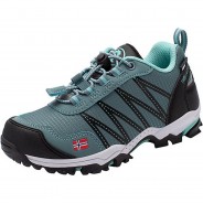Preisvergleich für Schuhe: Wanderschuh niedrig Trolltunga Outdoorschuhe grün Gr. 33