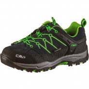 Preisvergleich für Schuhe: CMP Wanderschuhe Rigel Low WP Kinder, black blue-gecko, 35