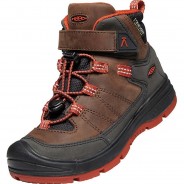 Preisvergleich für Schuhe: Wanderstiefel  braun/orange Gr. 34 Jungen Kinder