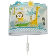 Preisvergleich für Deko & Lampen: Wandleuchte Little Jungle, blau