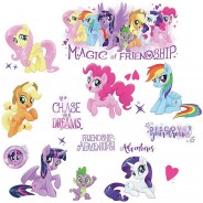 Preisvergleich für Wandtattoos: Wandsticker My Little pony the movie