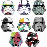 Preisvergleich für Wandtattoos: Wandsticker Star Wars Artistic Storm Troopers