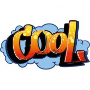 Preisvergleich für Wandtattoos: Wandtattoo Graffiti Cool Wandworte Wandtattoos mehrfarbig Gr. 120 x 66