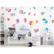 Preisvergleich für Wandtattoos: Wandtattoo Set Luftballons Wandtattoos mehrfarbig Gr. one size
