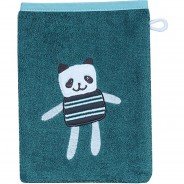Preisvergleich für Heimtextilien: Waschhandschuh Bär 15x21 atlantikblau Gr. 15 x 21