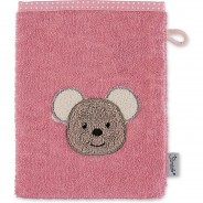 Preisvergleich für Heimtextilien: Waschhandschuh Mabel rosa