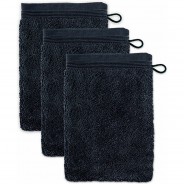 Preisvergleich für Heimtextilien: Waschhandschuh Superwuschel 3er-Pack grau