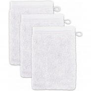 Preisvergleich für Heimtextilien: Waschhandschuh Superwuschel 3er-Pack weiß