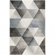 Preisvergleich für Heimtextilien: Kurzflorteppich Lighthouse 13mm pflegeleicht grau Gr. 133 x 200