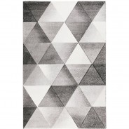 Preisvergleich für Heimtextilien: Kurzflorteppich Lighthouse 13mm pflegeleicht silber Gr. 160 x 225