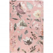 Preisvergleich für Heimtextilien: Kurzflorteppich Summer Breeze 13mm pflegeleicht rosa Gr. 200 x 290