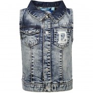 Preisvergleich für Jacken & Outdoorkleidung: Weste Jeans  light denim Gr. 74 Jungen Baby
