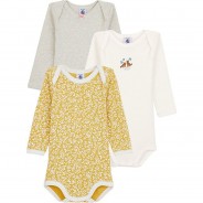 Preisvergleich für Strampler & Spieler: Wickelbody  3er-Pack, Organic Cotton bunt Gr. 62 Mädchen Baby